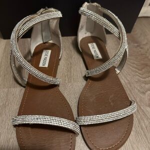Steve Madden Rhinestone Embellished Sandals